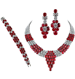 Jacob & Co. Jewelry High Jewelry Ruby Set 91328115-118-117