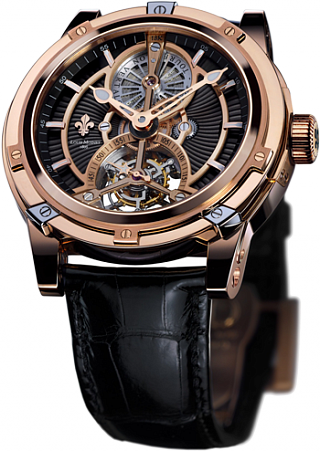 Louis Moinet Limited editions Vertalor Tourbillon Rose Gold LM-35.50.55