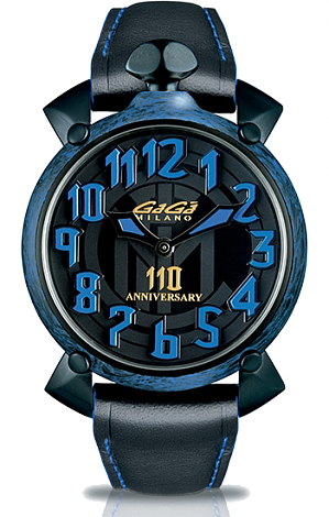 GaGa Milano Manuale 48MM INTER 110 ANNIVERSARY 6212.110 GaGa Milano Manuale 48MM INTER 110 ANNIVERSARY 6212.110