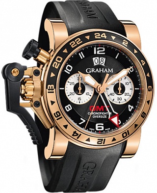 Graham Chronofighter Oversize GMT Black Gold 2OVGR.B21A.K10B Graham Chronofighter Oversize GMT Black Gold 2OVGR.B21A.K10B