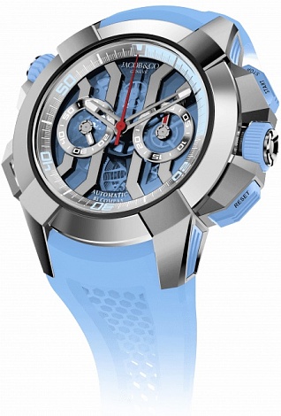 Jacob & Co. Watches Epic X CHRONO TITANIUM SKY BLUE EC323.20.AA.AA.A