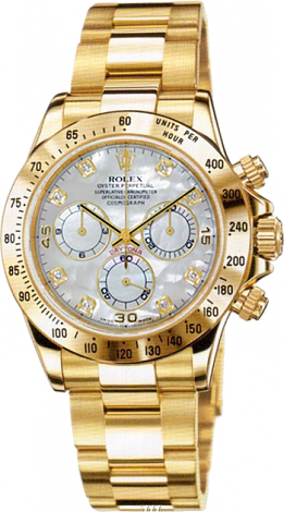 Rolex Архив Rolex Cosmograph 40mm Yellow Gold 116528 GoldCrystals Diamonds