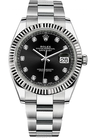 Rolex Datejust 36,39,41 mm 41mm Steel and White Gold 126334-0011 Rolex Datejust 36,39,41 mm 41mm Steel and White Gold 126334-0011
