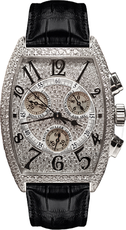 Franck Muller Cintree Curvex Chronographe 2852 СС QZ D СD_white