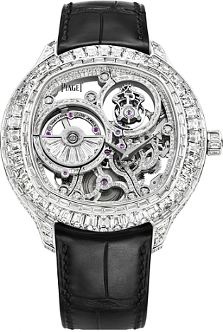 Piaget Black Tie Emperador Cushion Ulta-Thin Tourbillon G0A39039