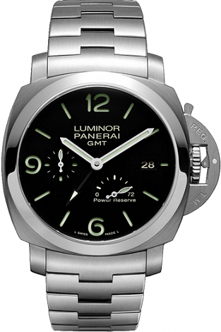 PANERAI LUMINOR 1950 3 DAYS GMT POWER RESERVE AUTOMATIC ACCIAIO PAM00347