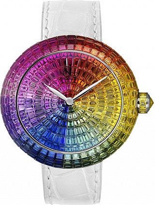 Jacob & Co. Watches High Jewelry Masterpieces Brilliant Full Baguette Rainbow BQ532.30.HR.HR.A