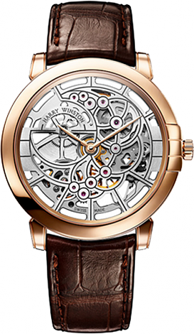Harry Winston Midnight Skeleton MIDAHM42RR001 Harry Winston Midnight Skeleton MIDAHM42RR001