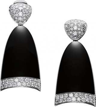 De Grisogono Jewelry Black Bell Collection Earrings 13701/02