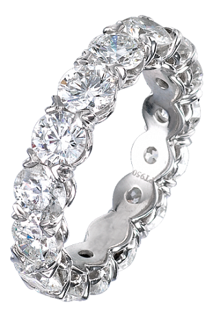 Jacob & Co. Jewelry Bridal Round Brilliant Cut Eternity Band 90505344