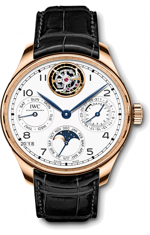 IWC Portuguese Calendar Tourbillon Tribute to Pallweber IW504501