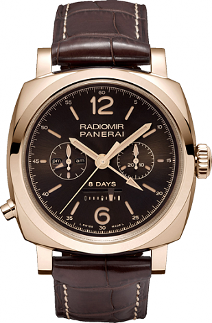 PANERAI LIMITED CHRONO MONOPULSANTE 8 DAYS GMT PAM00502 PANERAI LIMITED CHRONO MONOPULSANTE 8 DAYS GMT PAM00502