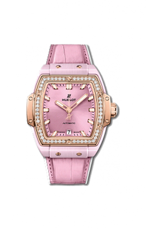 Hublot Spirit of Big Bang Pink Ceramic King Gold Diamonds 39 mm 665.RO.891P.LR.1204 Hublot Spirit of Big Bang Pink Ceramic King Gold Diamonds 39 mm 665.RO.891P.LR.1204
