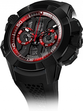 Jacob & Co. Watches Epic X Epic X Chrono Black Titanium EC311.21.SB.BR.A