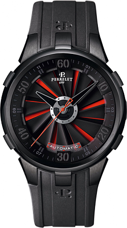 Perrelet Turbine XL Red Black DLC A1051 Perrelet Turbine XL Red Black DLC A1051