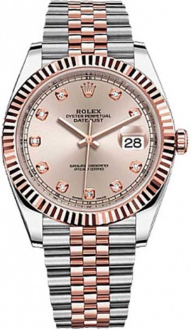 Rolex Datejust 36,39,41 mm 41 mm Steel and Everose gold 126331-0008