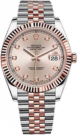 Rolex Datejust 36,39,41 mm 41 mm Steel and Everose gold 126331-0008 Rolex Datejust 36,39,41 mm 41 mm Steel and Everose gold 126331-0008