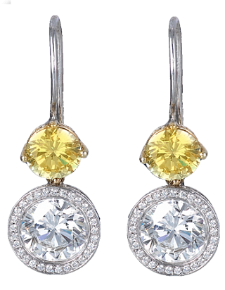 Jacob & Co. Jewelry Bridal Diamond Drop Earrings 90500775