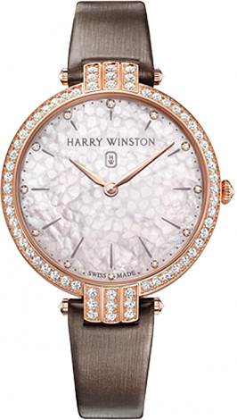 Harry Winston Premier Ladies 39mm in rose gold PRNQHM39RR001