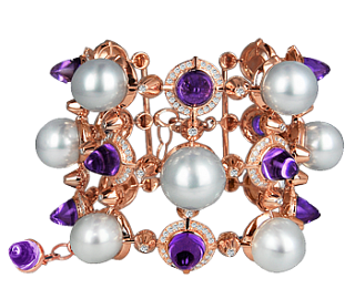 Jacob & Co. Jewelry Fine Jewelry Pearl Amethyst Bracelet 91327277