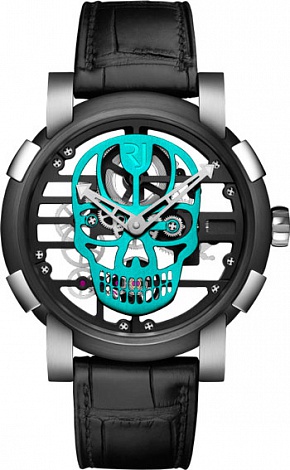 Romain Jerome Skylab 48 Speed Metal Cyan Skull RJ.M.AU.030.16