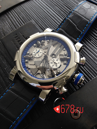 Steampunk Chrono blue 01