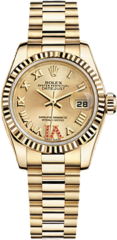 Rolex Datejust 26,29,31,34 mm Lady 26mm Yellow Gold 179178-0261