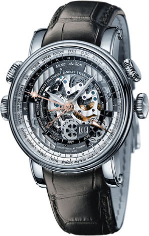 Arnold & Son Royal Collection Hornet World Timer Skeleton 1H6AS.O01A.C79F Arnold & Son Royal Collection Hornet World Timer Skeleton 1H6AS.O01A.C79F