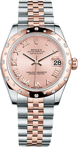 Rolex Datejust 26,29,31,34 mm Lady 31mm Steel and Everose Gold 178341-0003