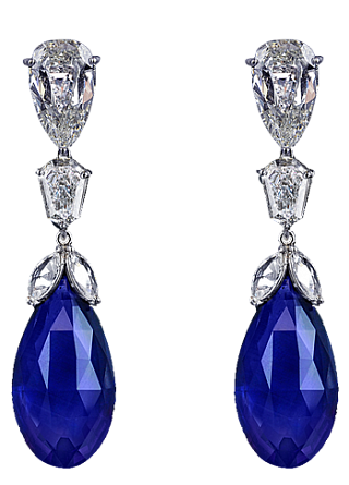 Jacob & Co. Jewelry Magnificent Gems Sapphire Briolette Earrings 91226143