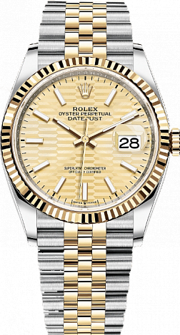 Rolex Datejust 36,39,41 mm FLUTED-MOTIF DIAL 36 mm 126233-0039