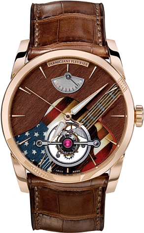 Parmigiani Fleurier Tonda Tourbillon Marquetry Woodstock