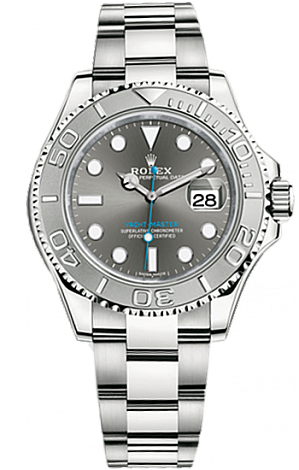 Rolex Yacht-Master 40 mm Steel and Platinum Dark Rhodium 126622-0001