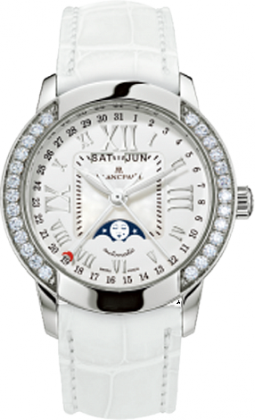 Blancpain Women Moon Phase Complete Calendar 3253-6044-55B Blancpain Women Moon Phase Complete Calendar 3253-6044-55B