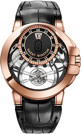 Harry Winston Ocean Collection Tourbillon Jumping Hour OCEMTJ45RR001 Harry Winston Ocean Collection Tourbillon Jumping Hour OCEMTJ45RR001