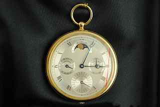 Ultra-Thin Perpetual Calendar Pocket Watch 01