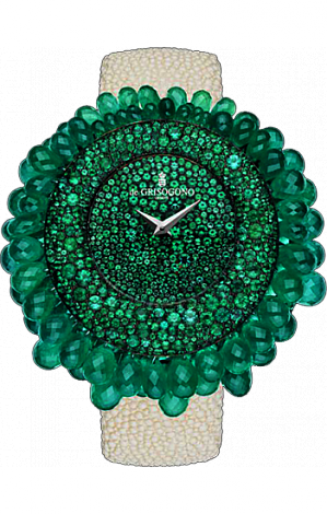 De Grisogono Watches Grappoli White gold Emeralds BABY S05 De Grisogono Watches Grappoli White gold Emeralds BABY S05