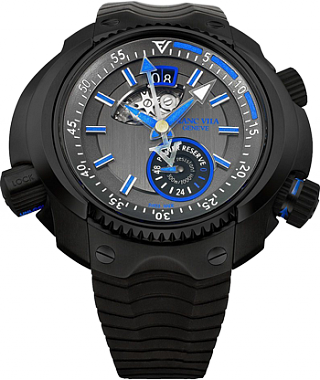 Franc Vila Complication Intrepido SuperLigero Diver DLC black Titanium FVi62 DLC black Blue