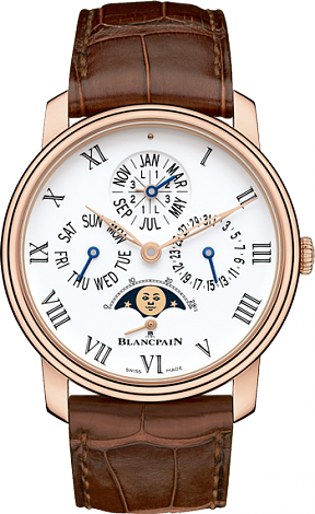 Blancpain Villeret QUANTIÈME PERPÉTUEL 8 JOURS 6659-3631-55B Blancpain Villeret QUANTIÈME PERPÉTUEL 8 JOURS 6659-3631-55B