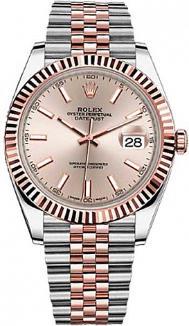 Rolex Datejust 36,39,41 mm 41 mm Steel and Everose gold 126331-0010