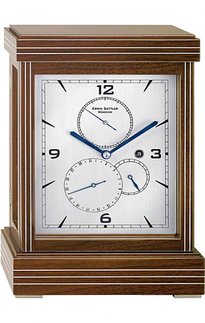Erwin Sattler (Эрвин Саттлер) Table Clock Metrica 1385-walnut