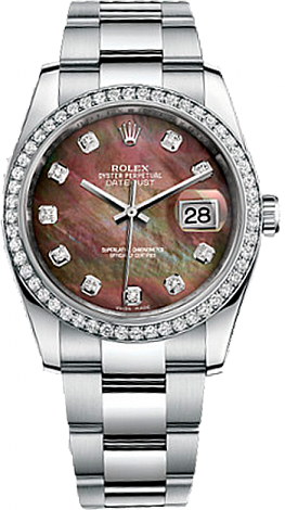 Rolex Архив Rolex 36mm Steel and White Gold 116244 bpd