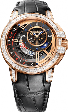 Harry Winston Ocean Collection Dual Time OCEATZ44RR012 Harry Winston Ocean Collection Dual Time OCEATZ44RR012