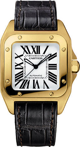 Cartier Santos de Cartier 100 Medium W20112Y1 Cartier Santos de Cartier 100 Medium W20112Y1