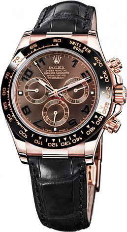 Rolex Daytona Cosmograph 40mm Everose Gold 116515 Chocolate Brown