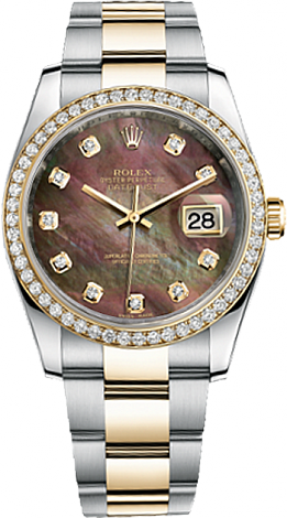 Rolex Datejust 36,39,41 mm 36 mm Steel and Yellow Gold 116243-0001
