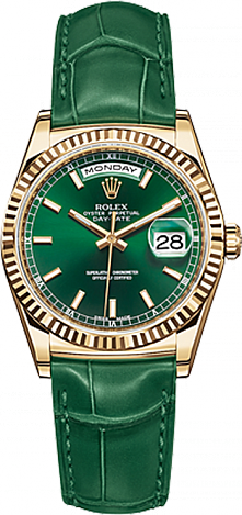 Rolex Day-Date 36 mm Green 118138 Rolex Day-Date 36 mm Green 118138