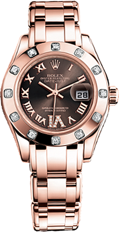 Rolex Datejust Special Edition Lady Pearlmaster 29 mm Everose Gold 80315-0013 Rolex Datejust Special Edition Lady Pearlmaster 29 mm Everose Gold 80315-0013