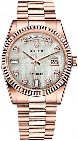 Rolex Day-Date 36mm Everose Gold 118235 Oxford