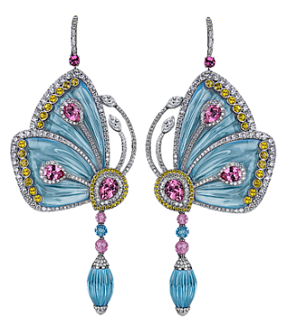 Jacob & Co. Jewelry Fine Jewelry Papillon Blue Topaz Earrings 91327465 Jacob & Co. Jewelry Fine Jewelry Papillon Blue Topaz Earrings 91327465